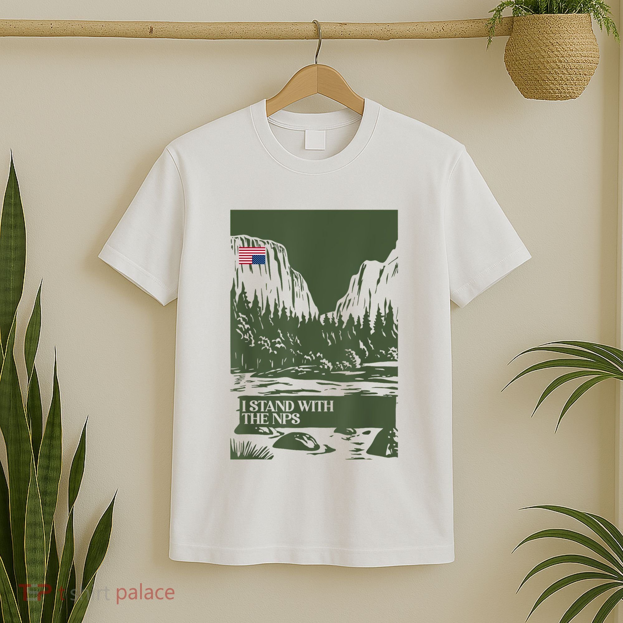 I Stand With The Nps National Park Support Park Rangers T-Shirt
