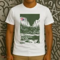 I Stand With The Nps National Park Support Park Rangers T-Shirt thumb 3