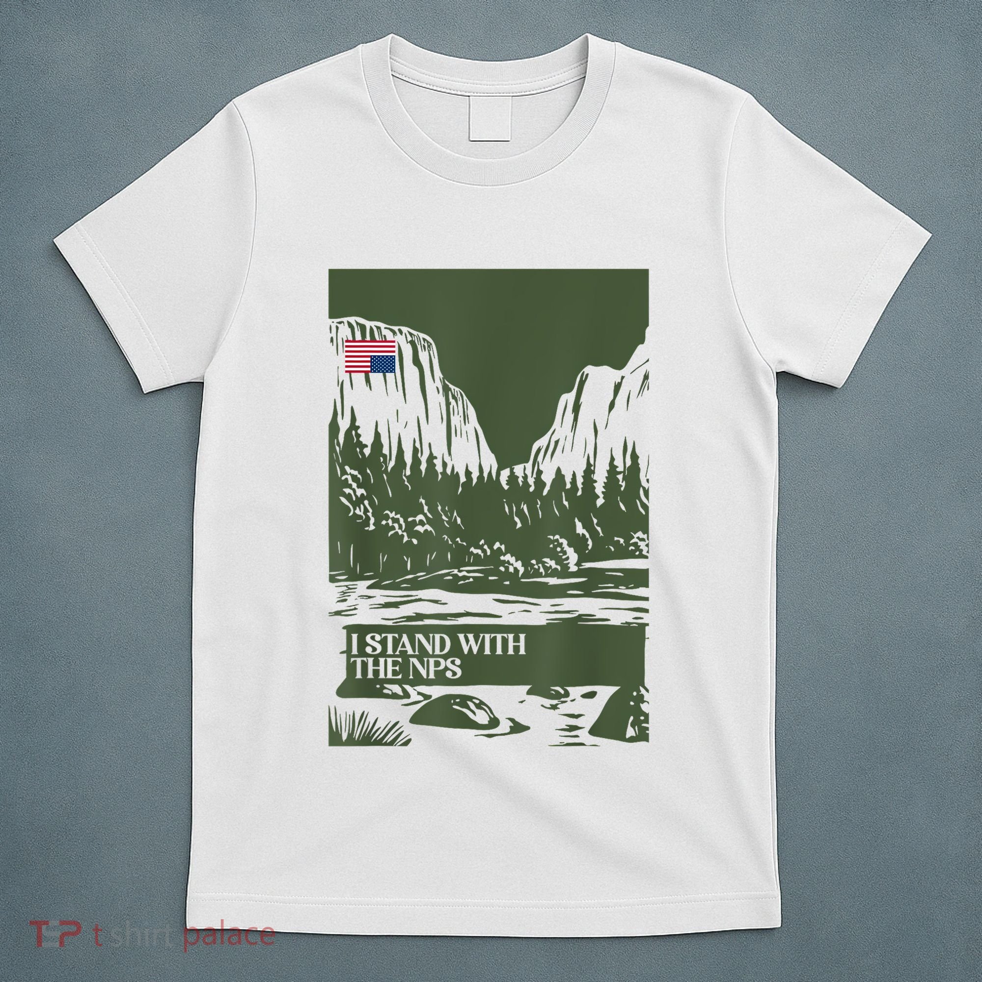 I Stand With The Nps National Park Support Park Rangers T-Shirt