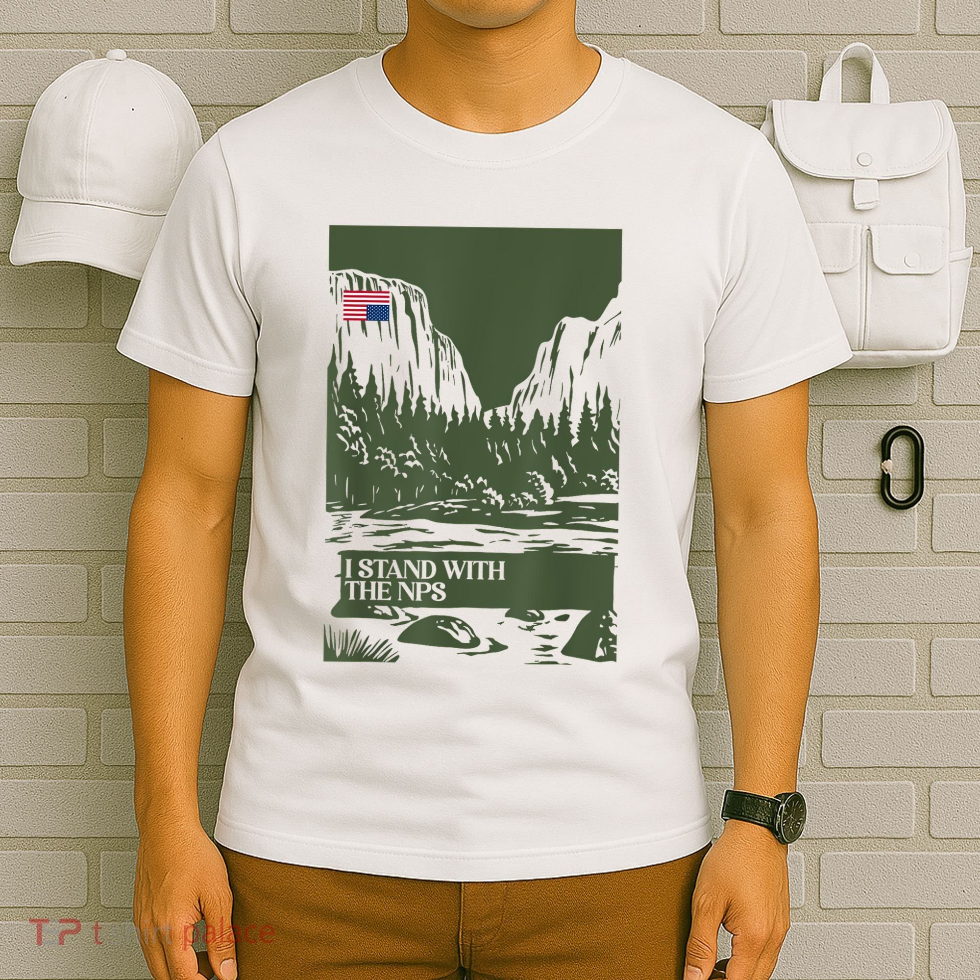 I Stand With The Nps National Park Support Park Rangers T-Shirt