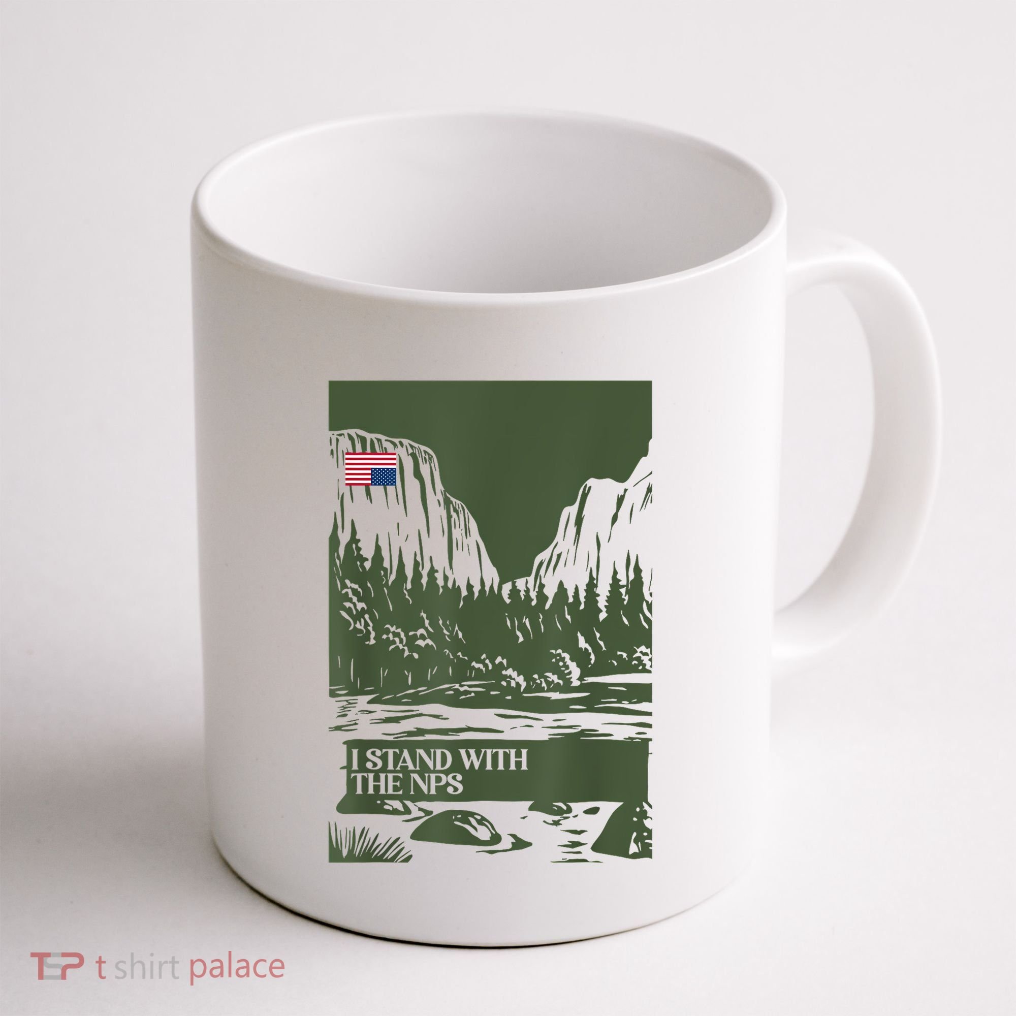 I Stand With The Nps National Park Support Park Rangers Coffee Mug