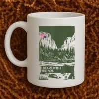 I Stand With The Nps National Park Support Park Rangers Coffee Mug thumb 2