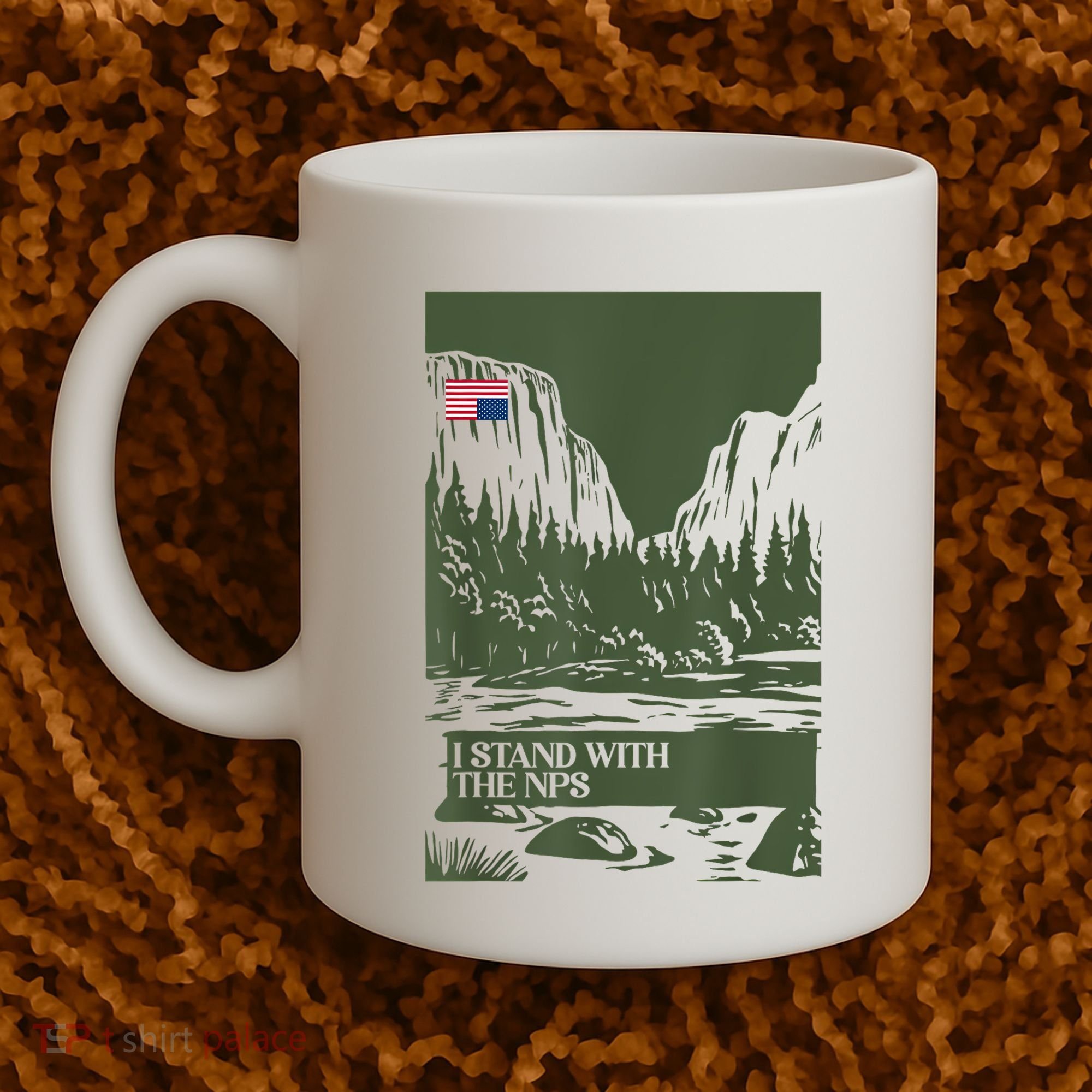 I Stand With The Nps National Park Support Park Rangers Coffee Mug