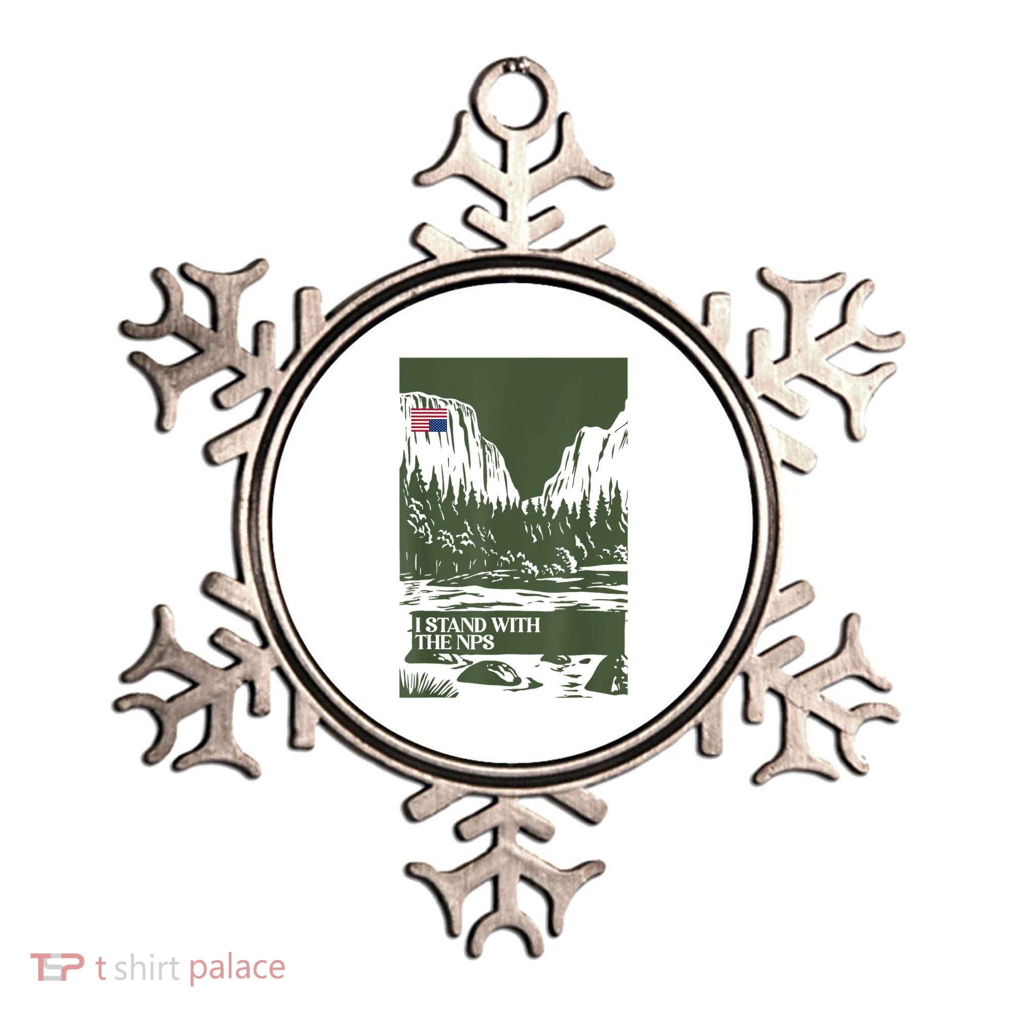 I Stand With The Nps National Park Support Park Rangers Ornament
