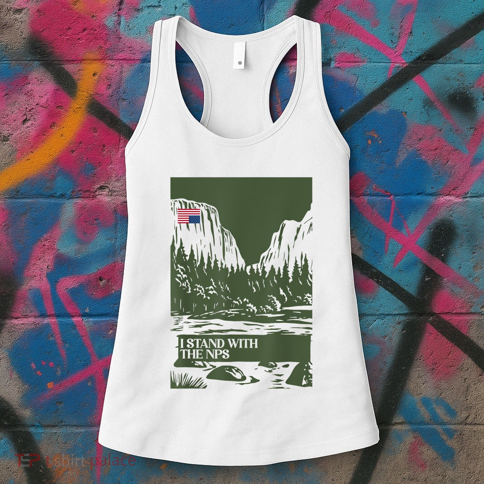 I Stand With The Nps National Park Support Park Rangers Women's Tank Top