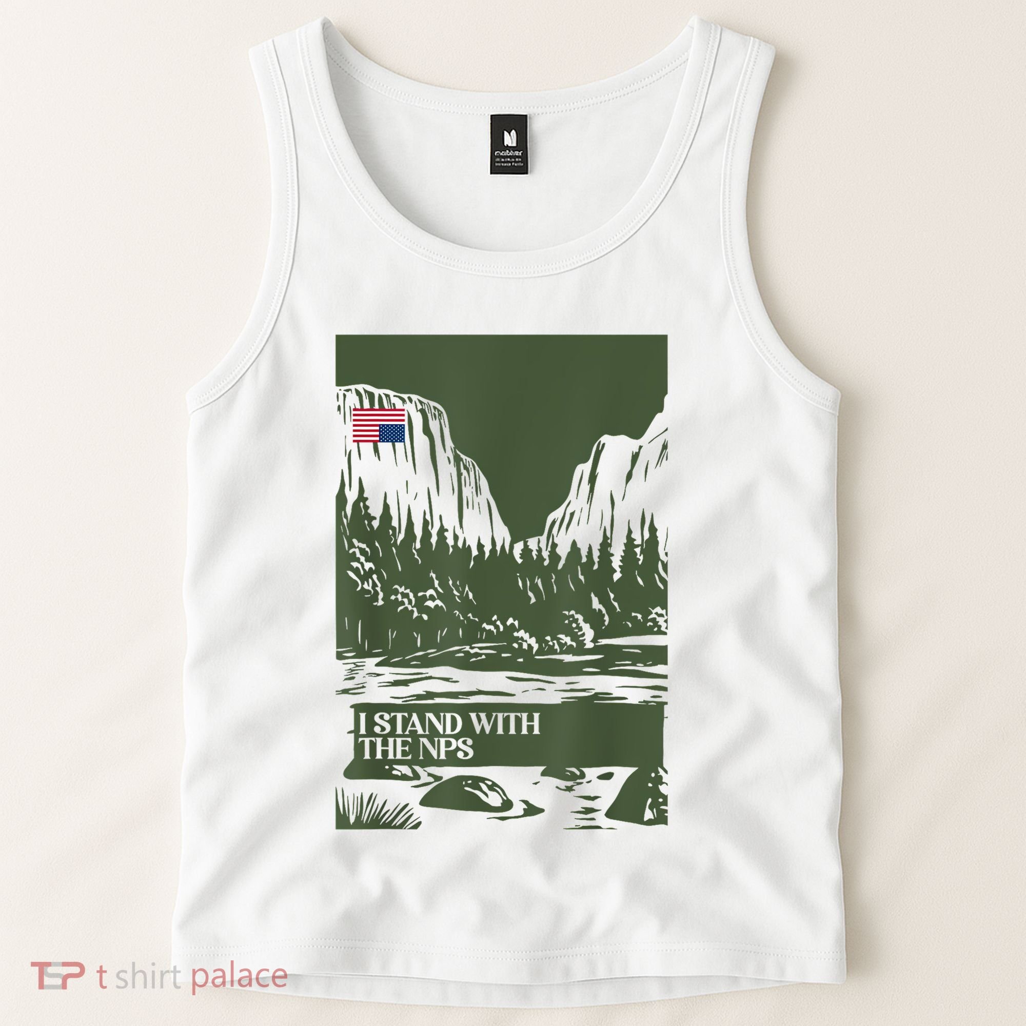 I Stand With The Nps National Park Support Park Rangers Tank Top