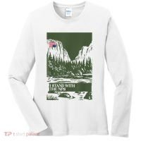 I Stand With The Nps National Park Support Park Rangers Women's Long Sleeve Shirt thumb 0