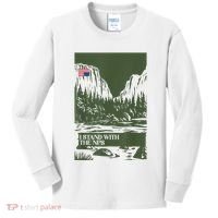 I Stand With The Nps National Park Support Park Rangers Kids Long Sleeve Shirt thumb 0