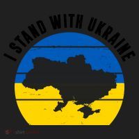 I Stand With Ukraine Ukrainian Map Tumbler thumb 3