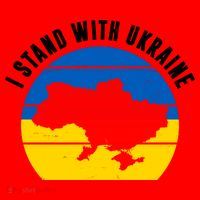 I Stand With Ukraine Ukrainian Map Santa Hat thumb 1