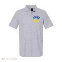 I Stand With Ukraine Ukrainian Map Polo thumb 0