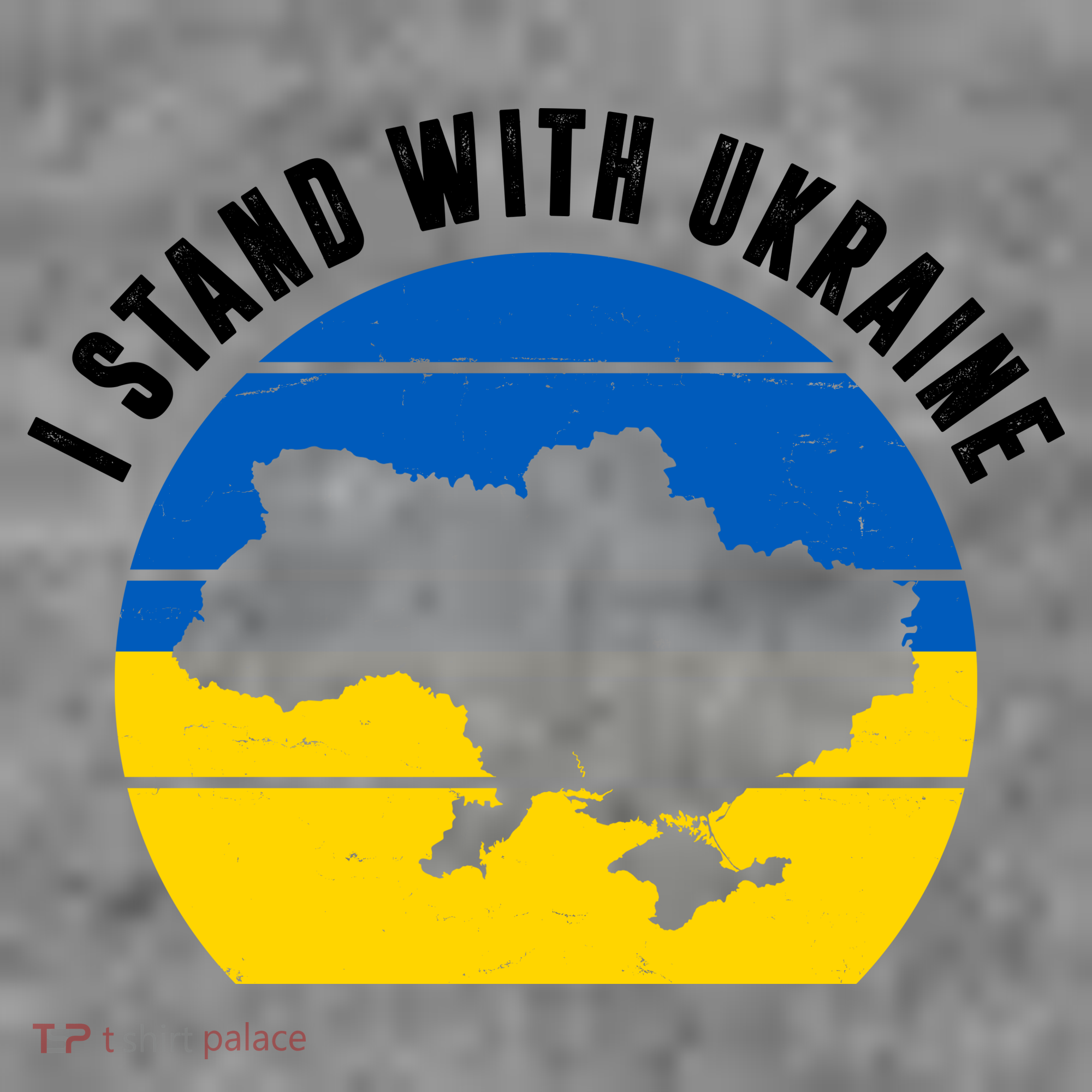 I Stand With Ukraine Ukrainian Map Women's Long Sleeve Shirt