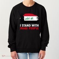 I Stand With Iraqi People Support Iraq Women's Sweatshirt thumb 0