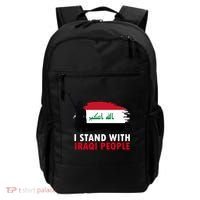 I Stand With Iraqi People Support Iraq Backpack thumb 0