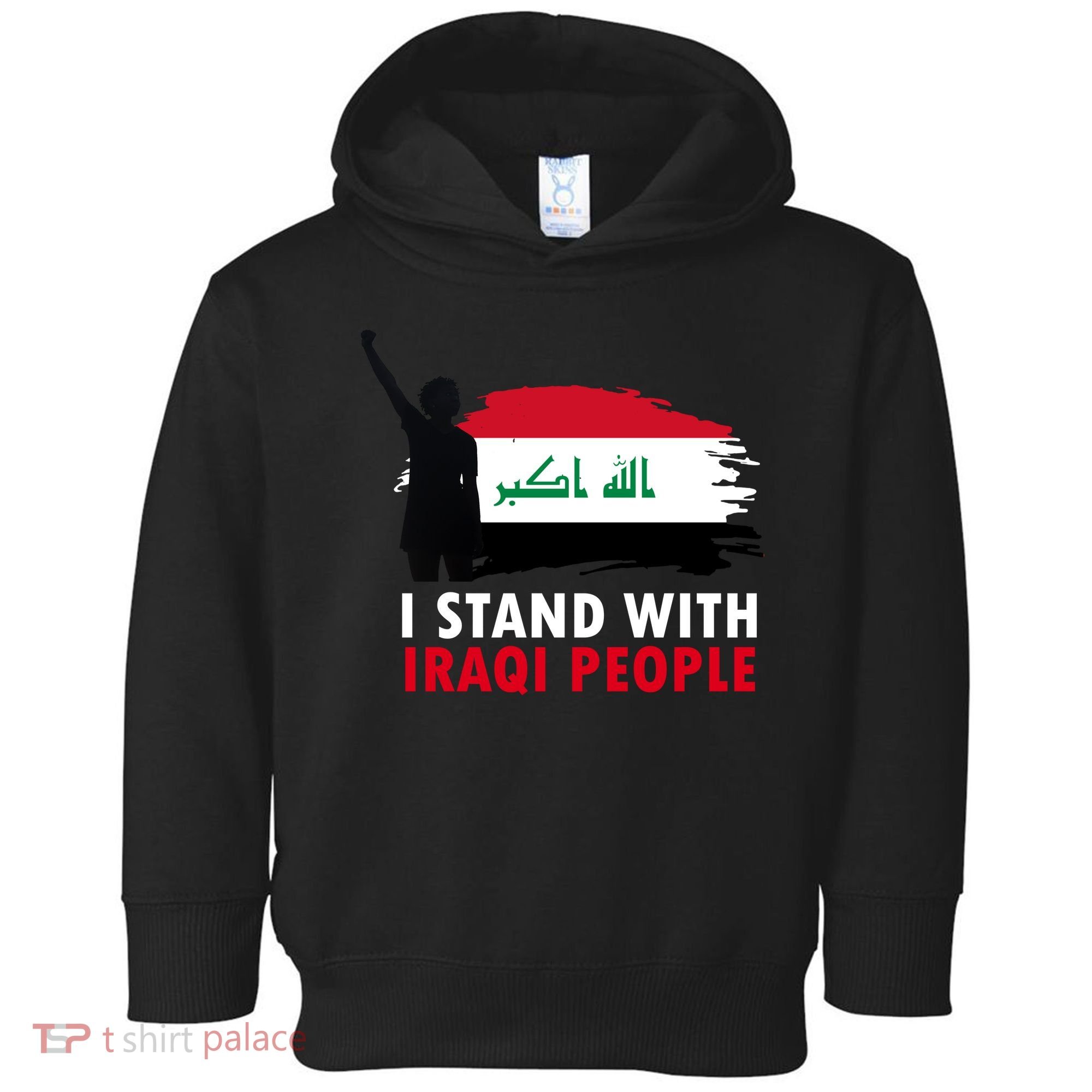 I Stand With Iraqi People Support Iraq Toddler Hoodie