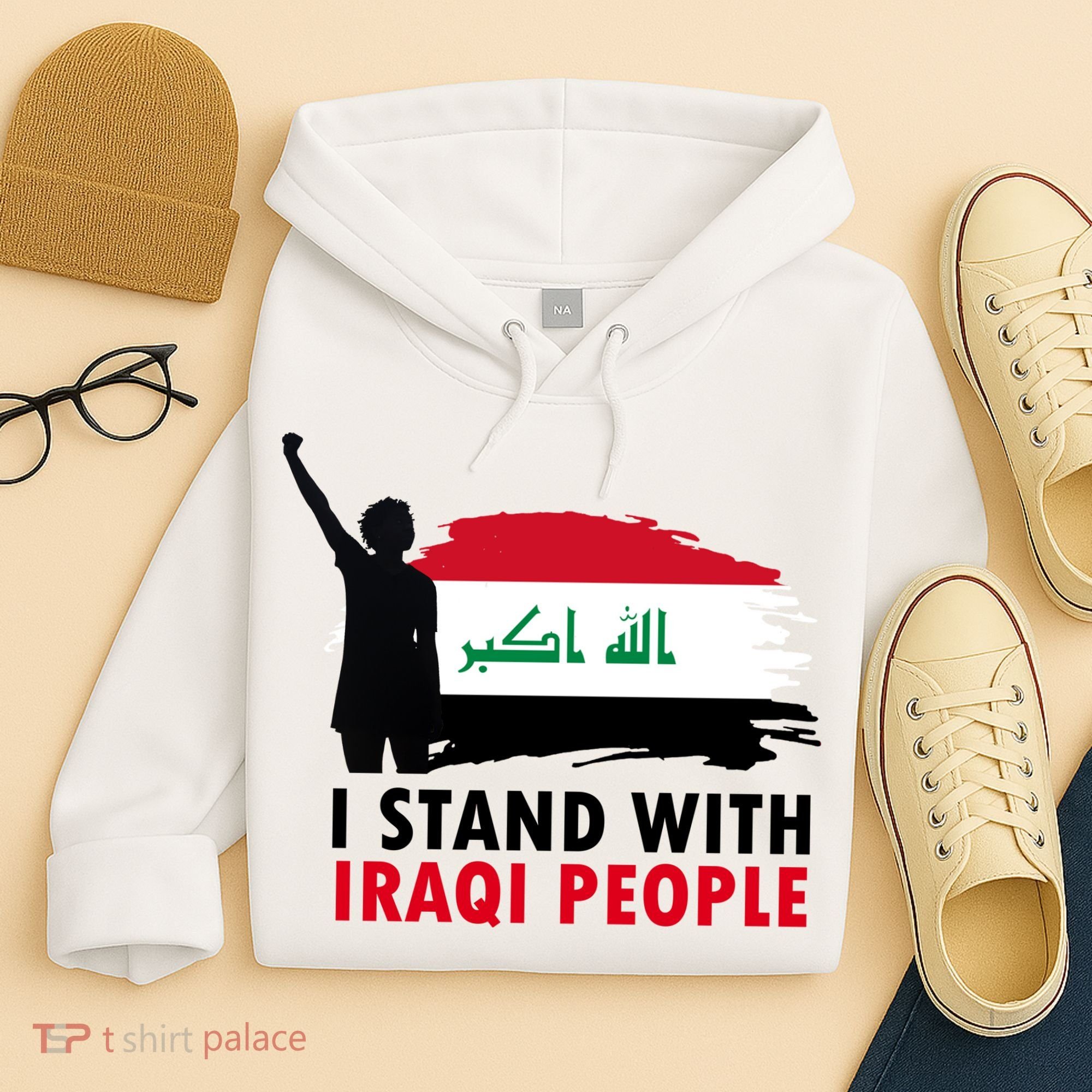 I Stand With Iraqi People Support Iraq Hoodie