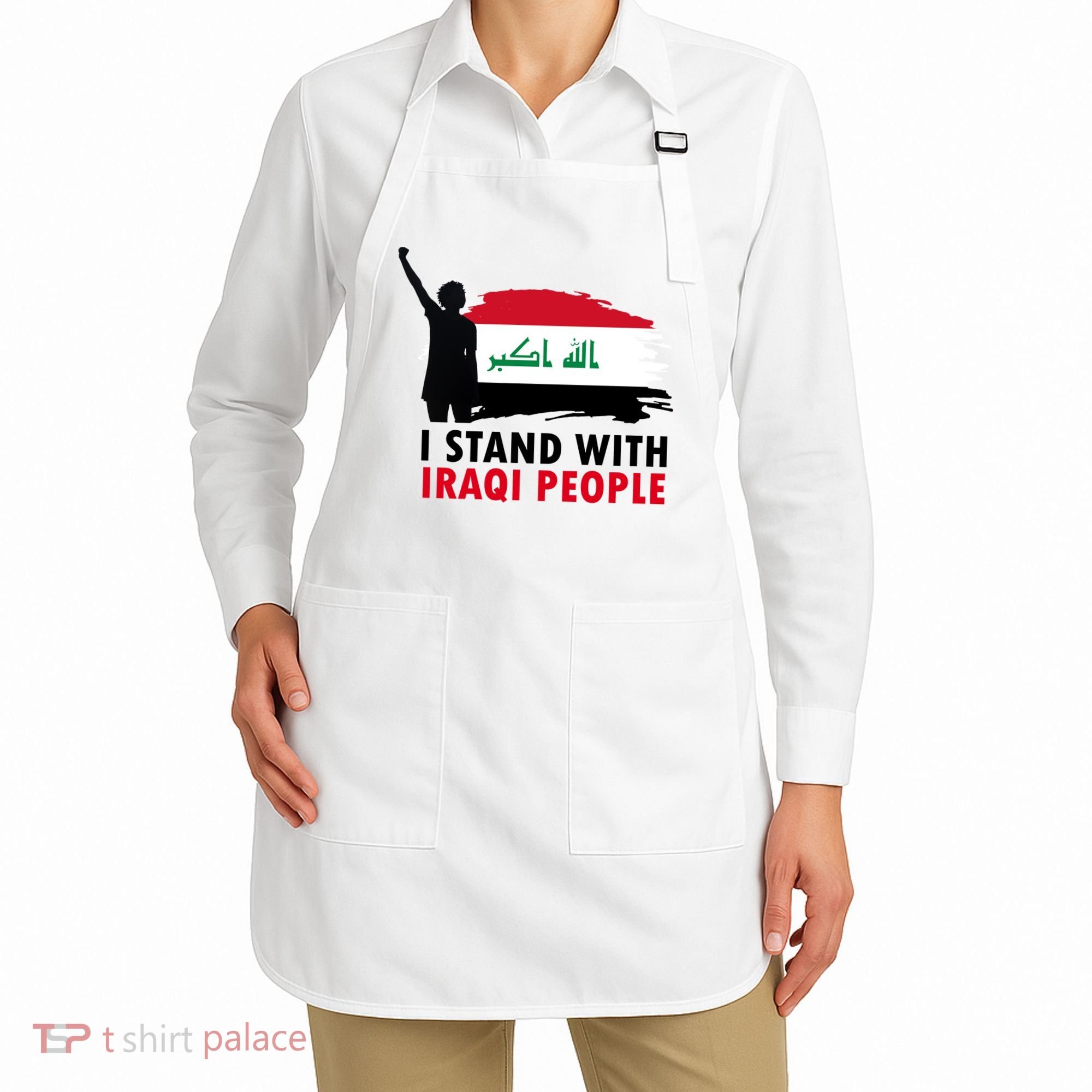 I Stand With Iraqi People Support Iraq Apron