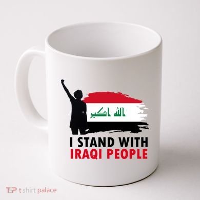 I Stand With Iraqi People Support Iraq Coffee Mug
