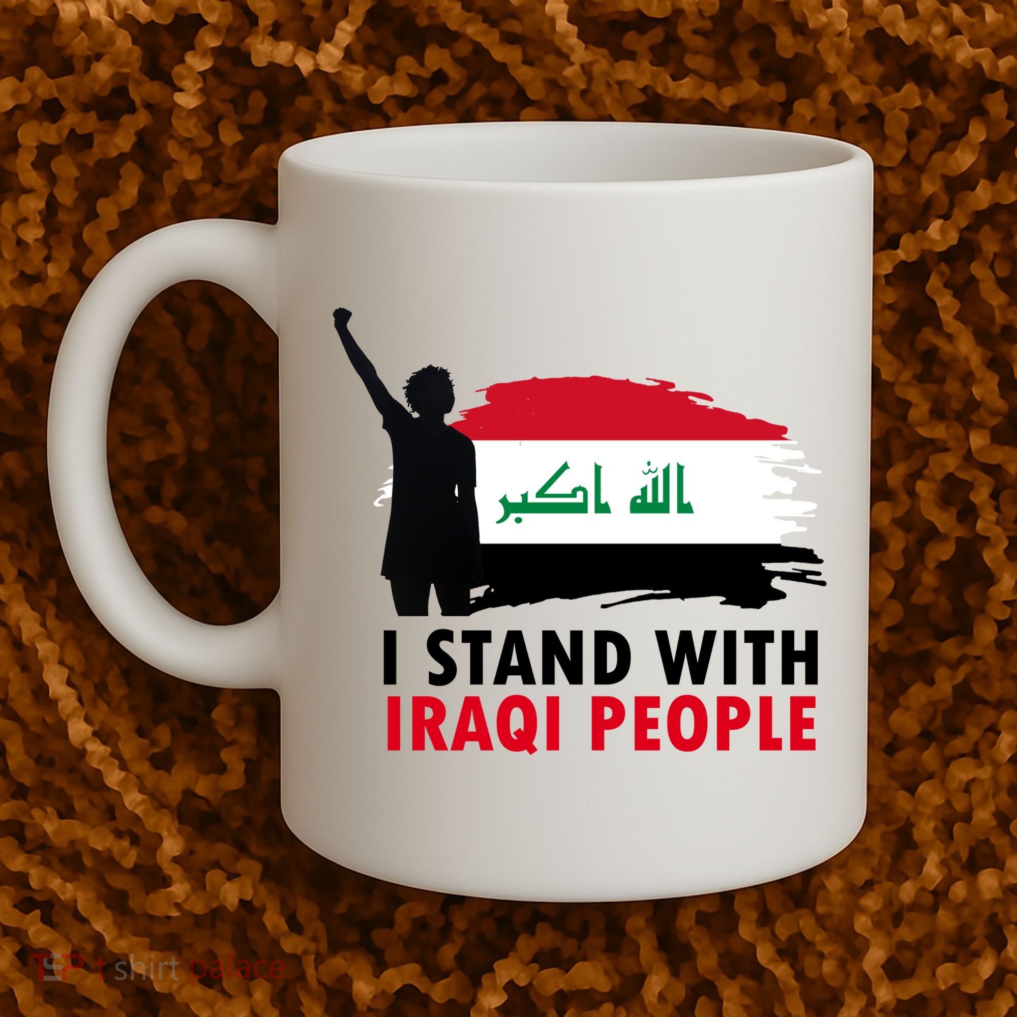 I Stand With Iraqi People Support Iraq Coffee Mug