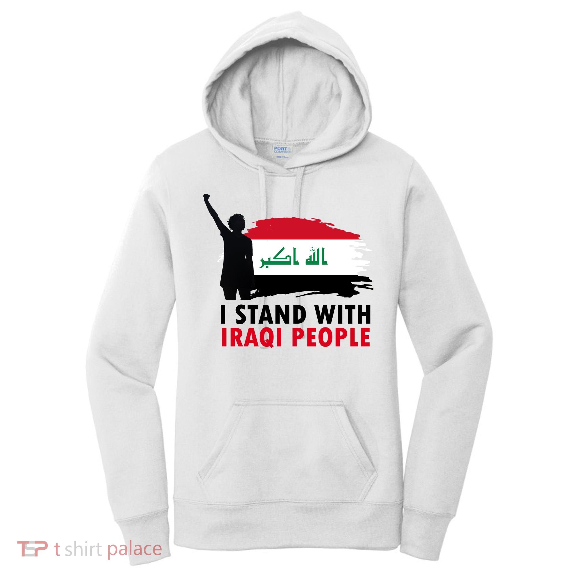 I Stand With Iraqi People Support Iraq Women's Hoodie