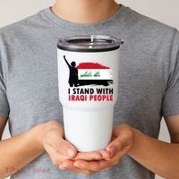 I Stand With Iraqi People Support Iraq Tumbler thumb 2