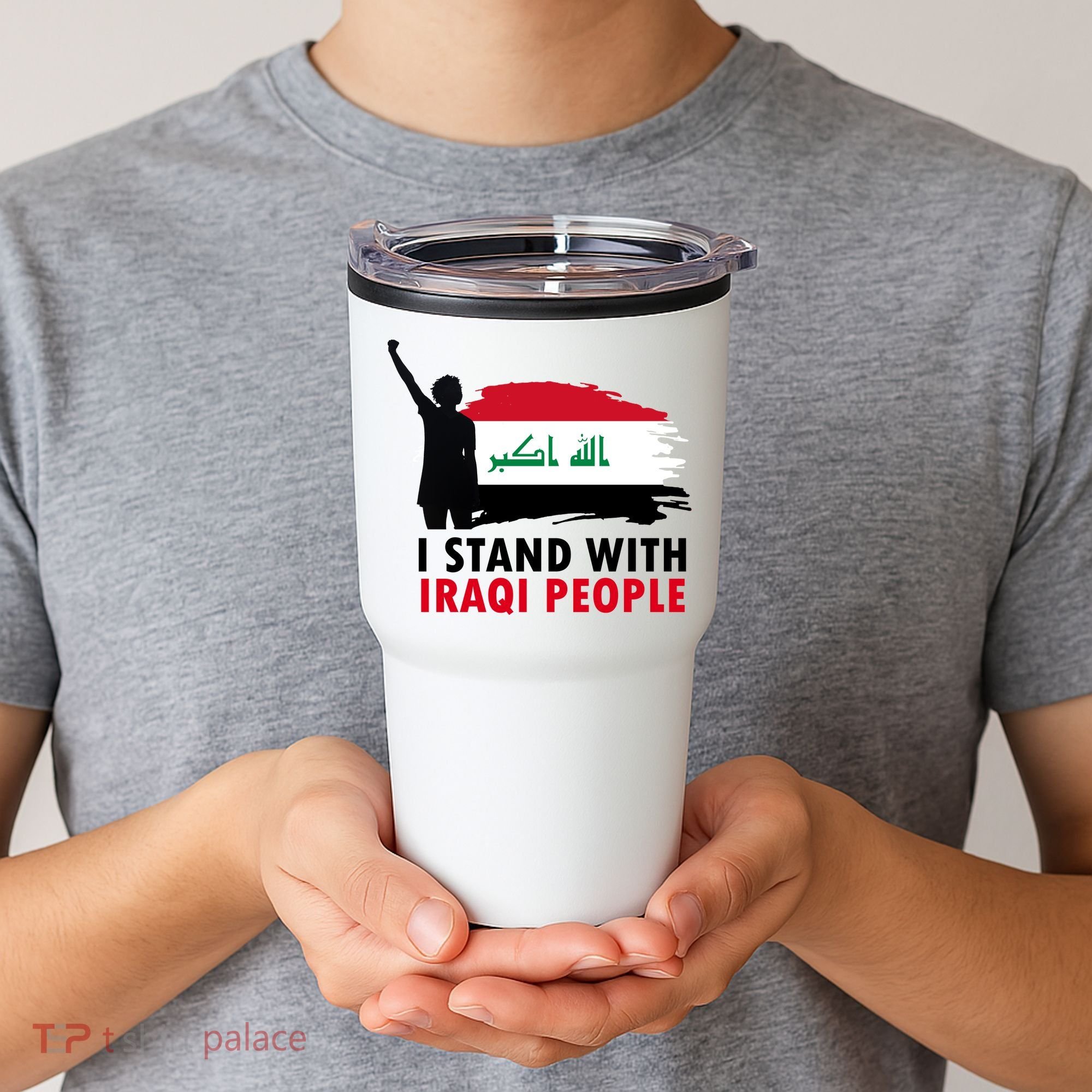I Stand With Iraqi People Support Iraq Tumbler