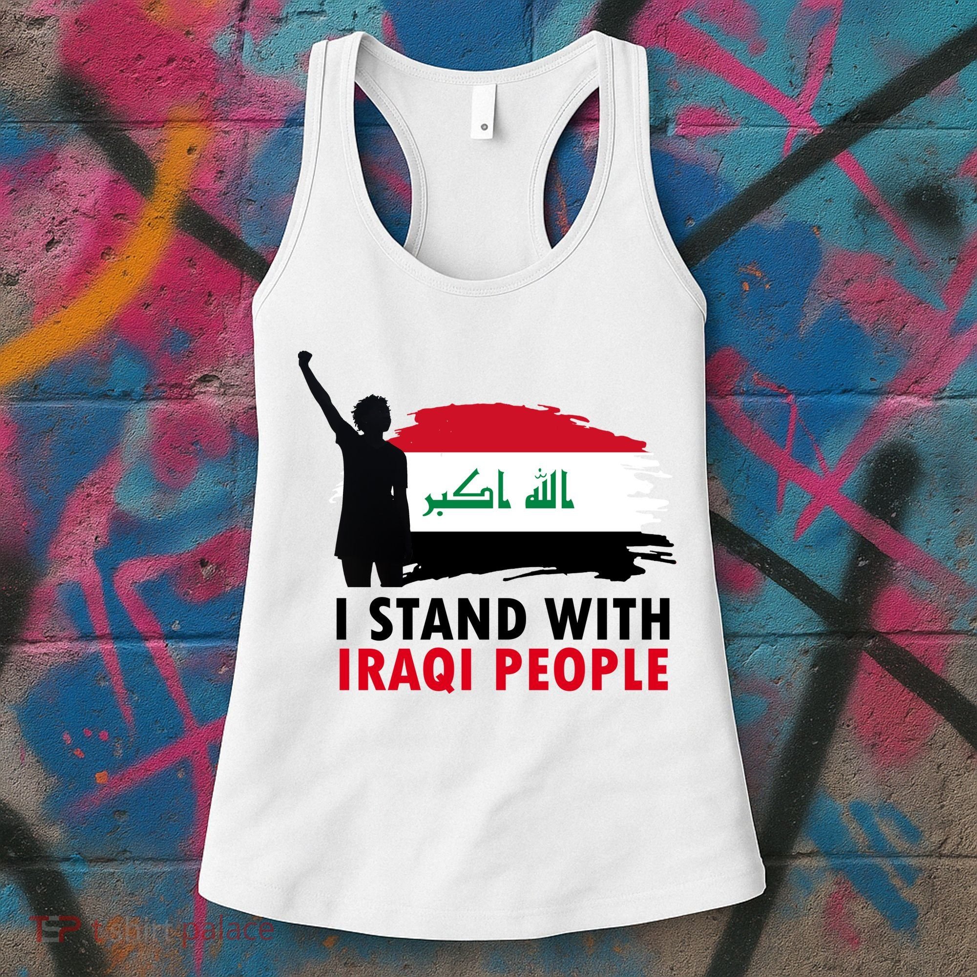 I Stand With Iraqi People Support Iraq Women's Tank Top