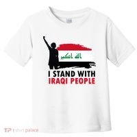 I Stand With Iraqi People Support Iraq Toddler T-Shirt thumb 0