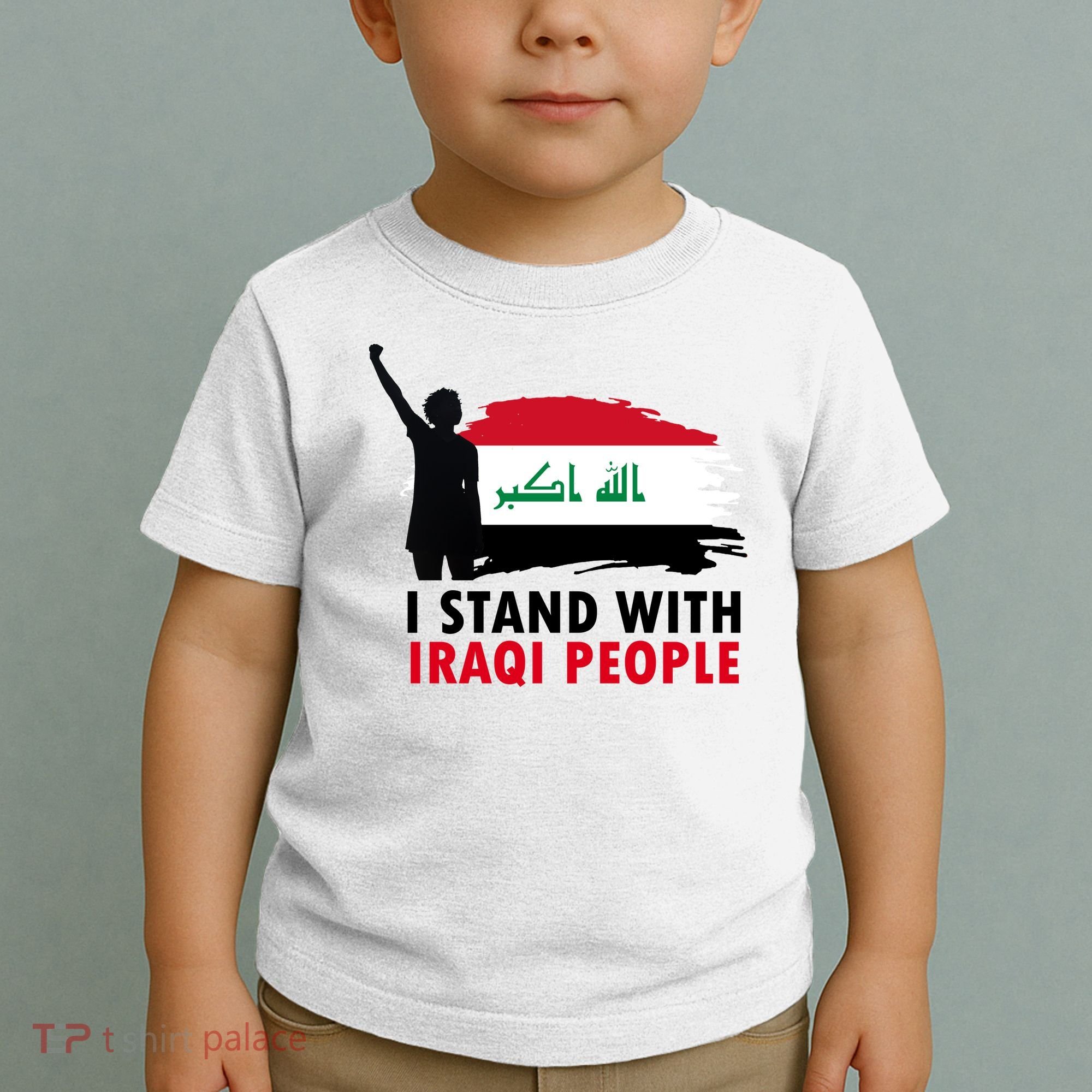 I Stand With Iraqi People Support Iraq Toddler T-Shirt