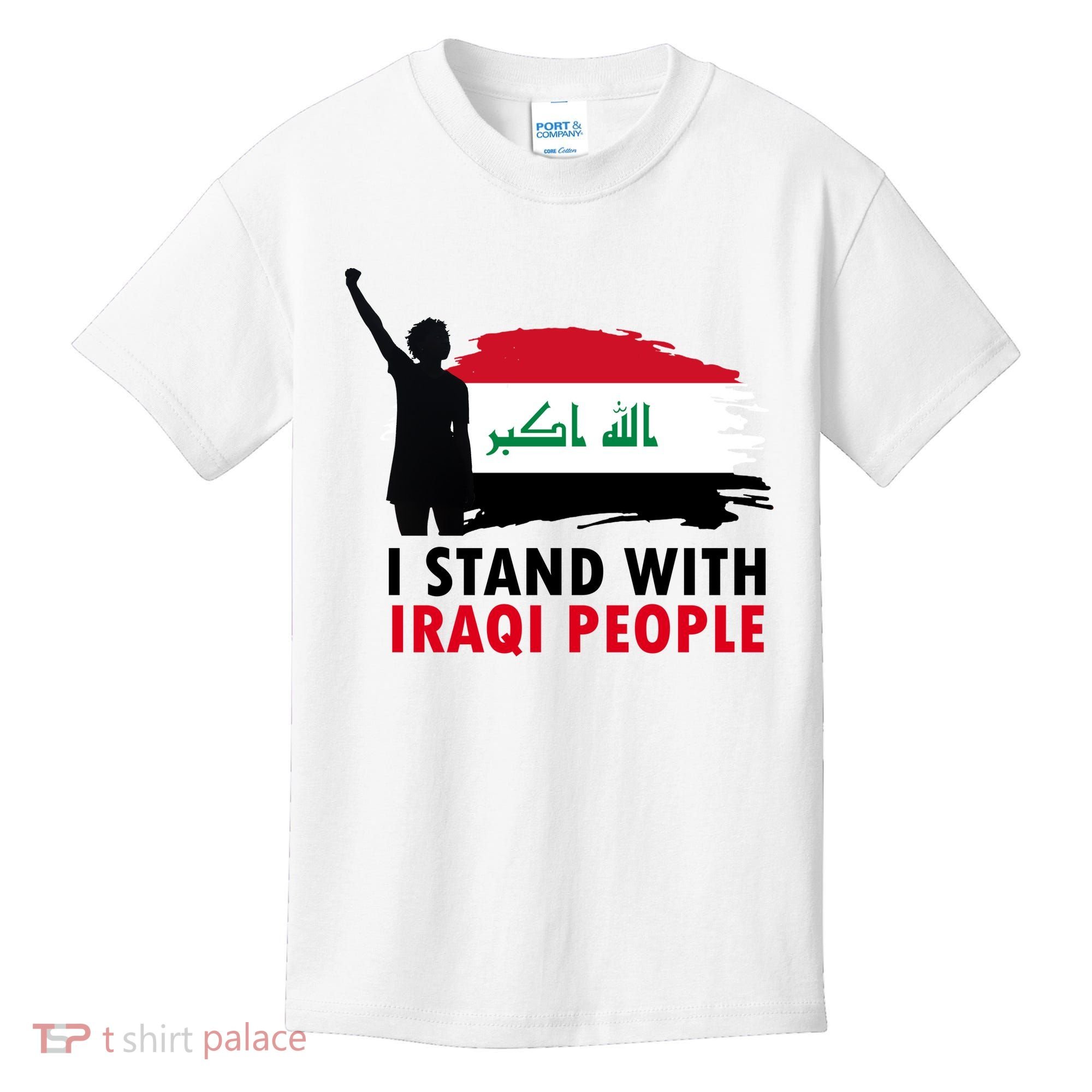 I Stand With Iraqi People Support Iraq Kids T-Shirt