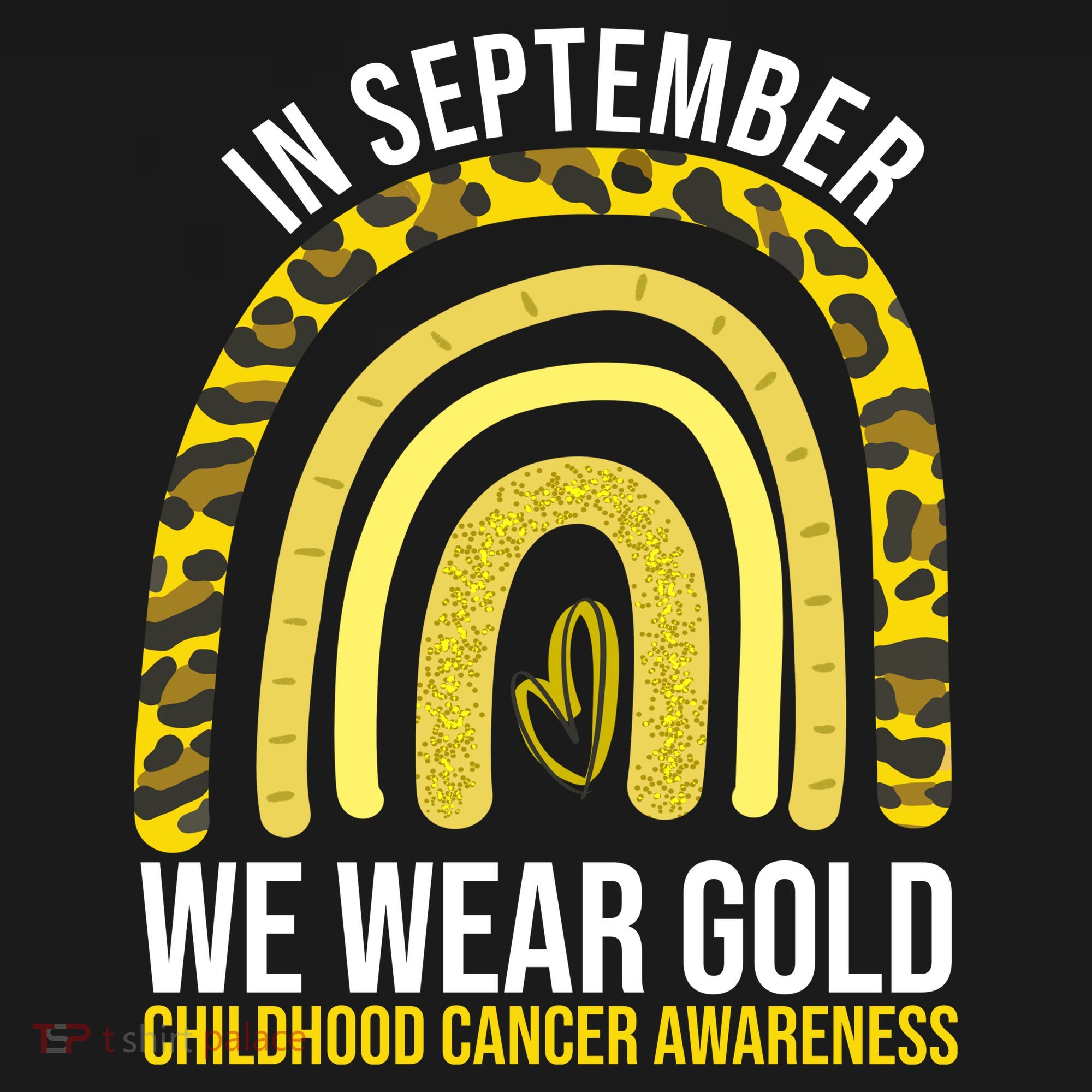 In September We Wear Gold Childhood Cancer Awareness Women's Hoodie
