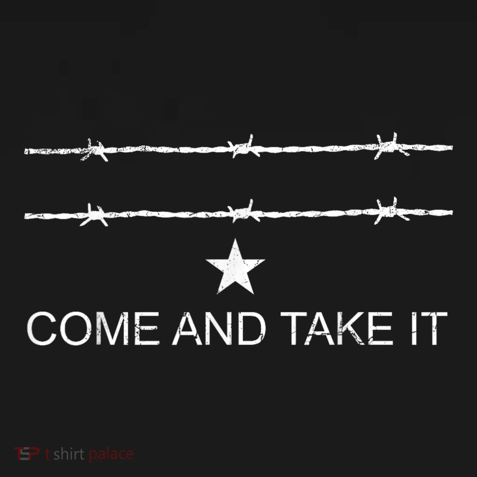 I Stand With Texas Razor Wire Come And Take It Button