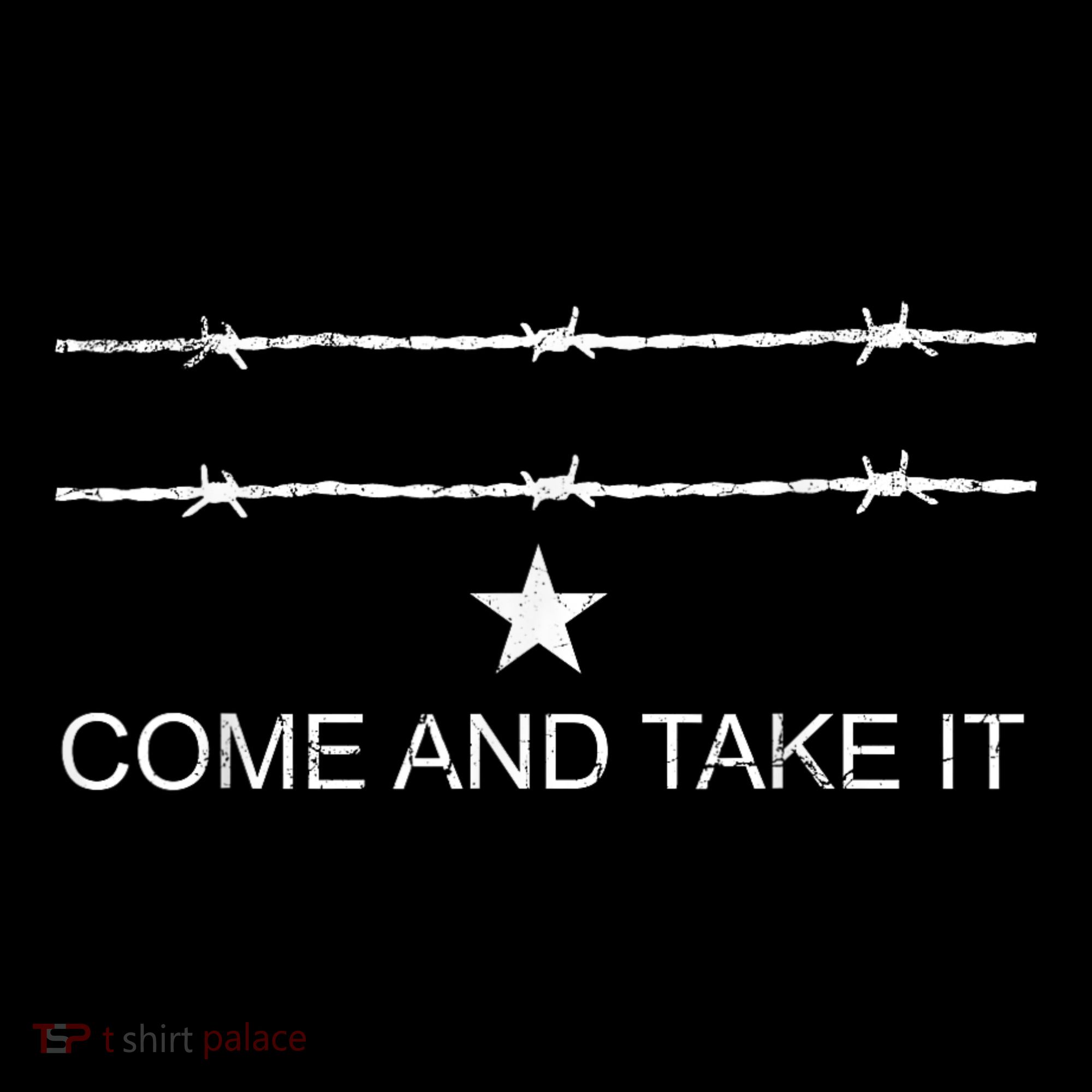 I Stand With Texas Razor Wire Come And Take It Ornament