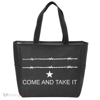 I Stand With Texas Razor Wire Come And Take It Tote Bag