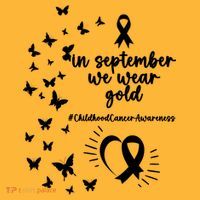 In September We Wear Gold Childhood Cancer Awareness T-Shirt thumb 7