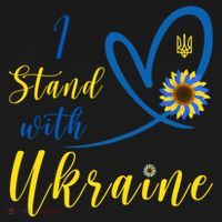 I Stand With Ukraine Flag Symbol Sunflower Women's Hoodie thumb 2