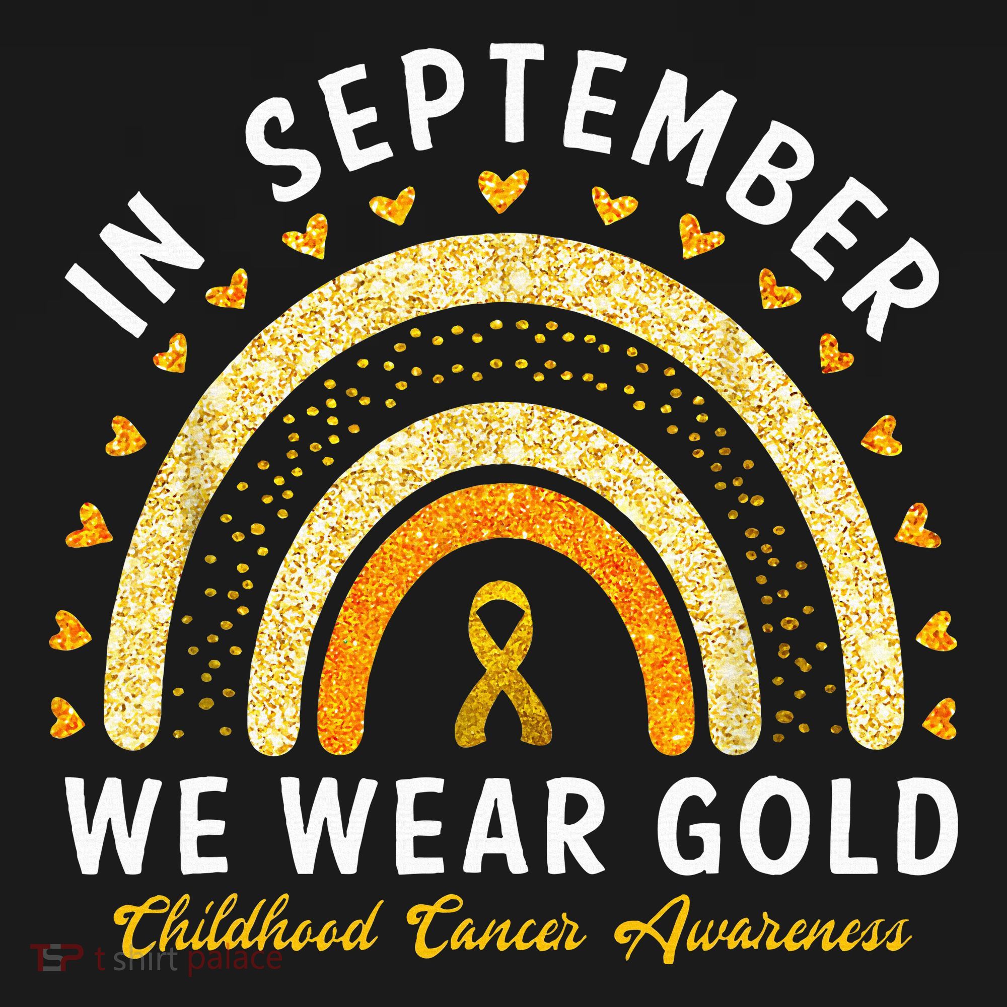 In September We Wear Gold Childhood Cancer Awareness Women's Hoodie