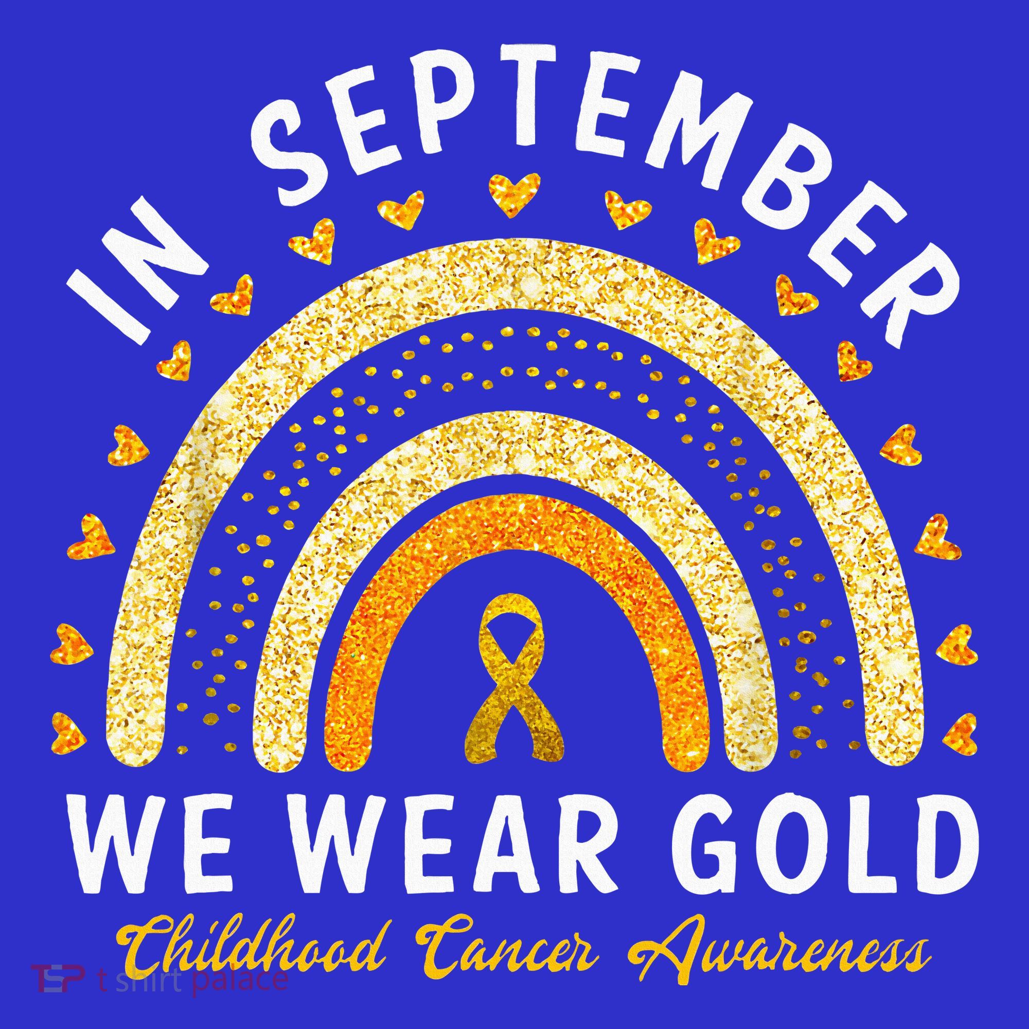 In September We Wear Gold Childhood Cancer Awareness Women's Tank Top