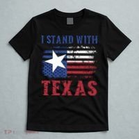 I Stand With Texas Flag Usa State Of Texas T-Shirt thumb 5