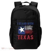 I Stand With Texas Flag Usa State Of Texas Backpack thumb 0