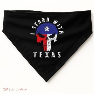 I Stand With Texas USA-Made Doggie Bandana