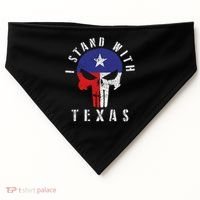 I Stand With Texas USA-Made Doggie Bandana thumb 0