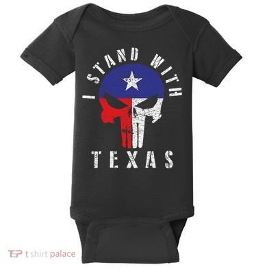 I Stand With Texas Baby Bodysuit