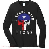 I Stand With Texas Women's Long Sleeve Shirt thumb 0