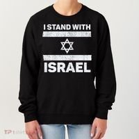 I Stand With Israel My Support Israel Flag Pride Women's Sweatshirt thumb 0