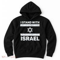 I Stand With Israel My Support Israel Flag Pride Hoodie thumb 0