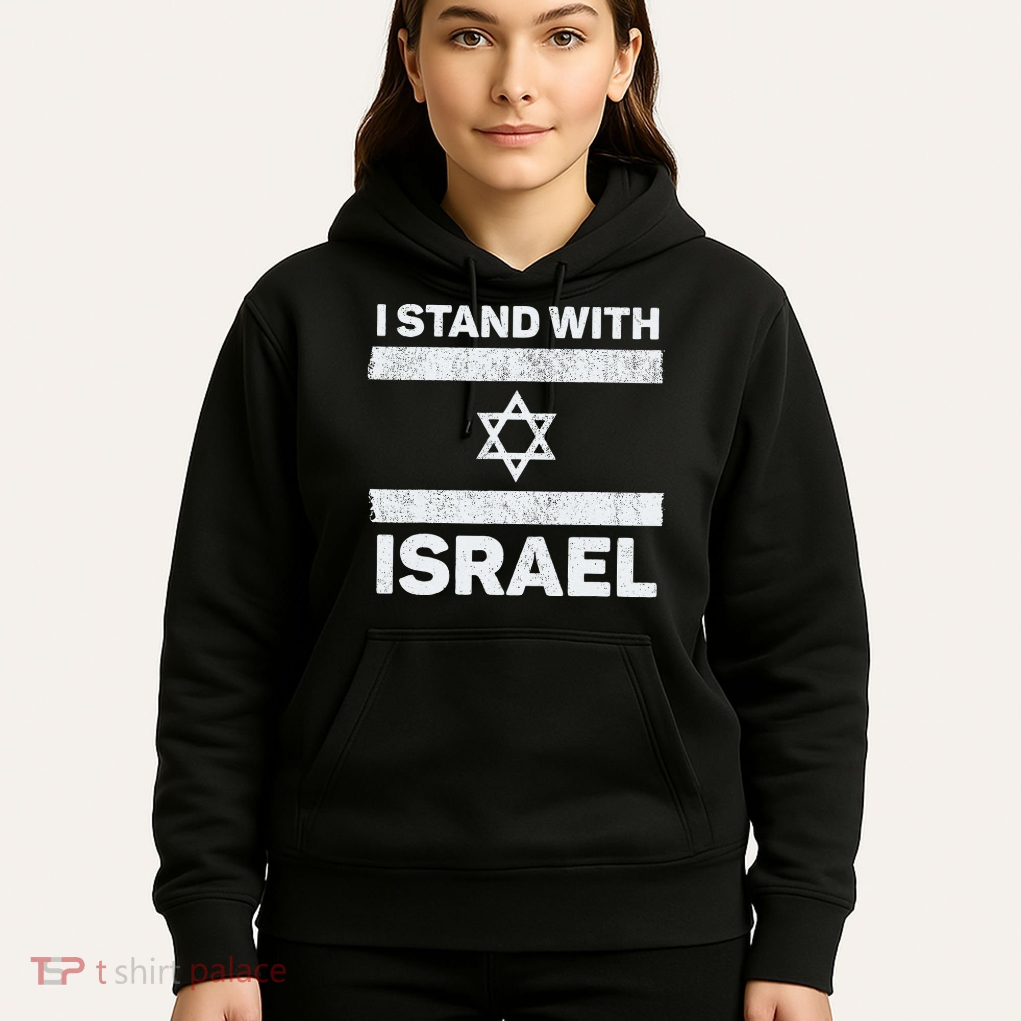 I Stand With Israel My Support Israel Flag Pride Hoodie