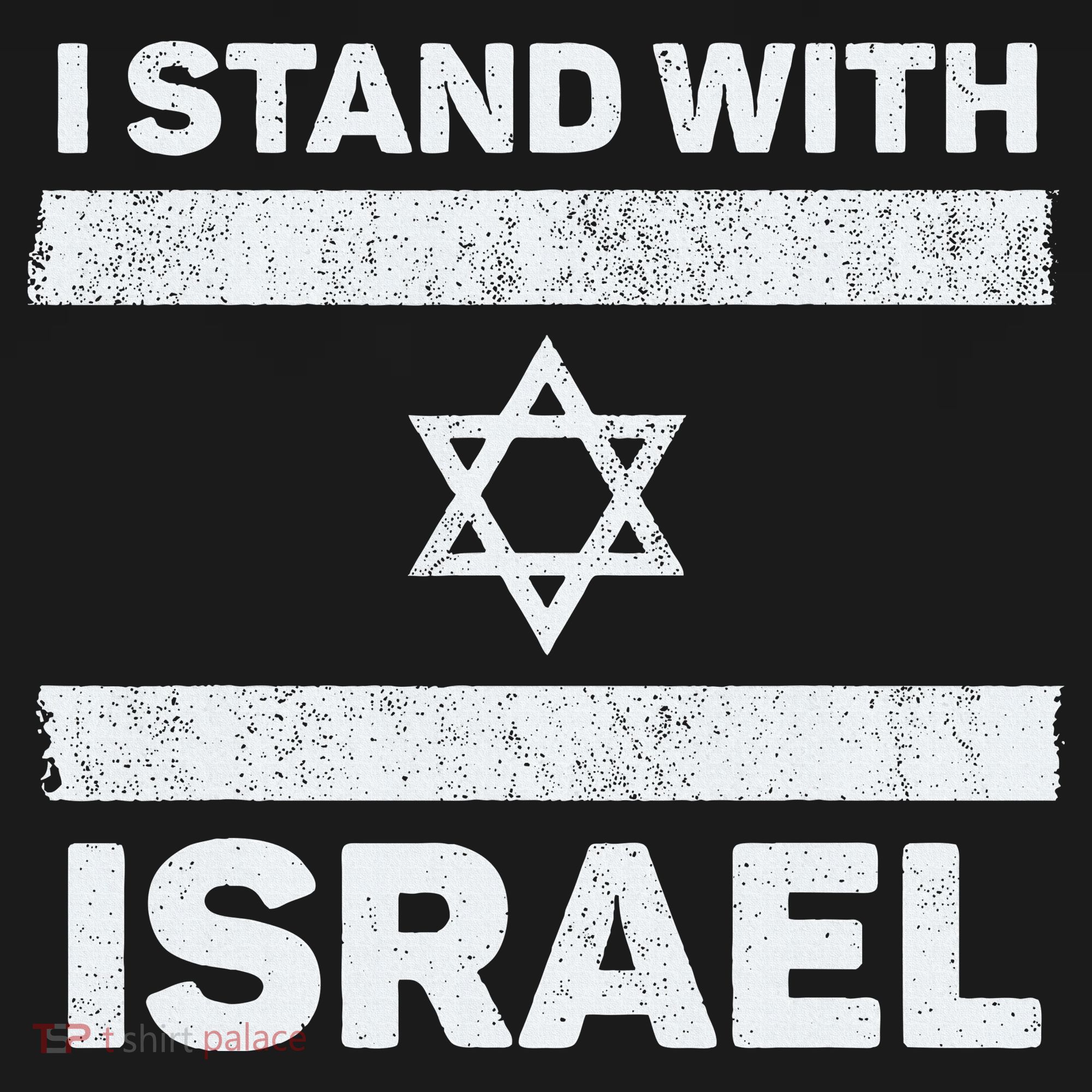 I Stand With Israel My Support Israel Flag Pride T-Shirt