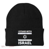I Stand With Israel My Support Israel Flag Pride Beanie thumb 0
