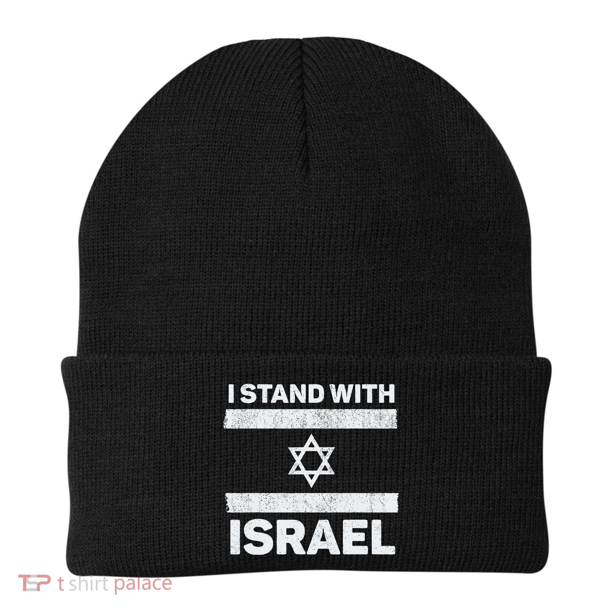 I Stand With Israel My Support Israel Flag Pride Beanie